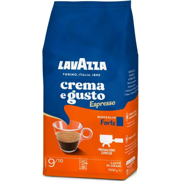 Lavazza Crema e Gusto Forte, Cafea boabe, 1 kg