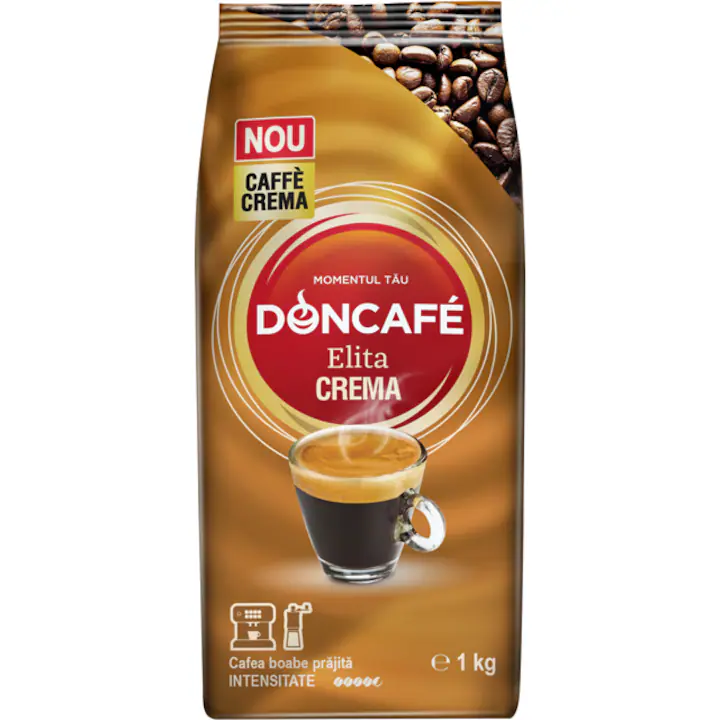 Doncafe Elita Crema, Cafea boabe, 1 kg