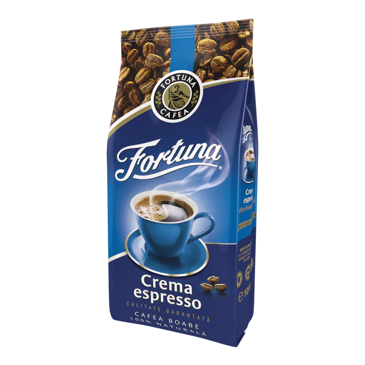 Fortuna Crema Espresso, Cafea boabe, 1 Kg
