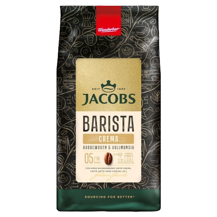 Jacobs Barista Editions Crema, Cafea boabe, 1 kg