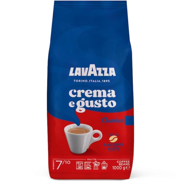 Lavazza Crema e Gusto Classico, Cafea boabe, 1 kg