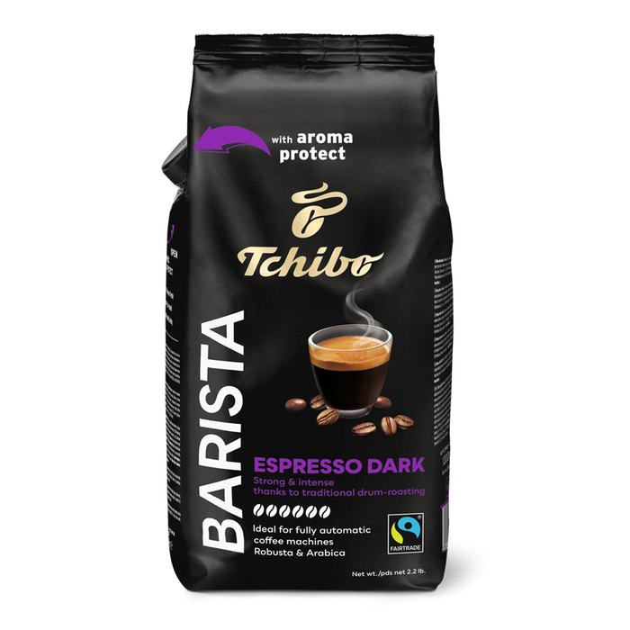 Tchibo Barista Espresso Dark, Cafea boabe, 1 kg