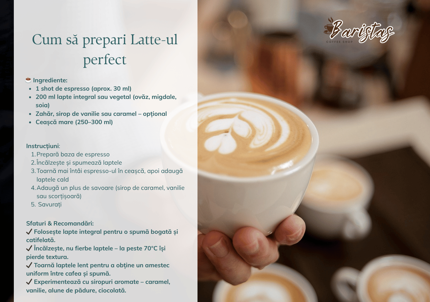 reteta latte latte art