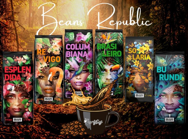 Beans Republic Brasileiro Burundi Columbiana Esplendida Revigo Solaria