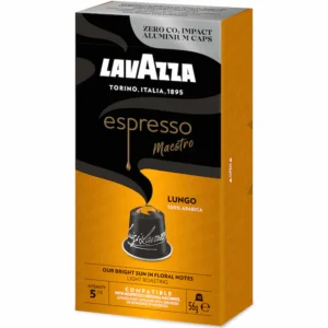 Lavazza Espresso Maestro Lungo, compatibile Nespresso, Cafea capsule, aluminiu, 10 buc