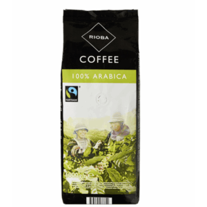 RIOBA 100% Arabica, Cafea boabe, 1 kg