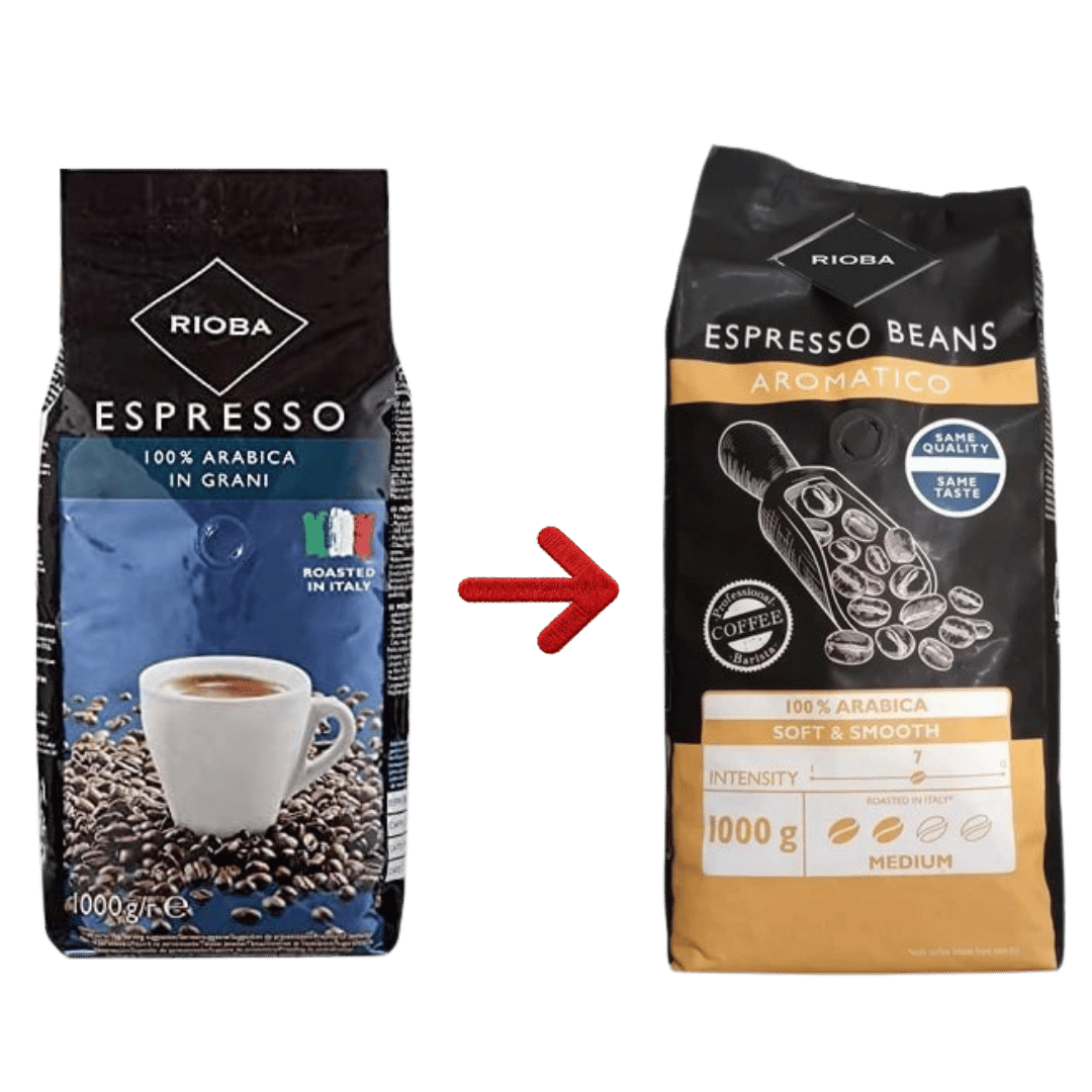 Rioba Platinum Cafea Boabe