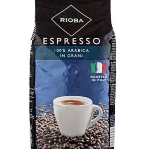 Rioba Espresso Platinum 100% Arabica, Cafea boabe, 1 kg