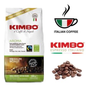 Kimbo Aroma Bio Organic, Cafea boabe, 1 kg