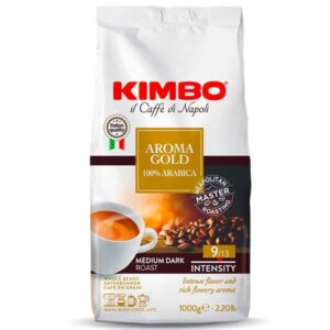 Kimbo Aroma Gold 100% Arabica, Cafea boabe, 1 kg