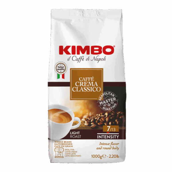 Kimbo Caffe Crema Classico, Cafea boabe, 1 kg