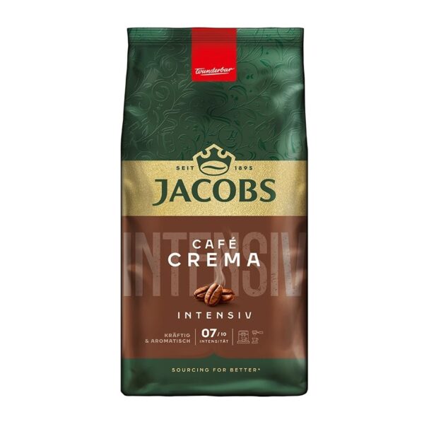 Jacobs Cafe Crema Intenso, Cafea boabe, 1 kg
