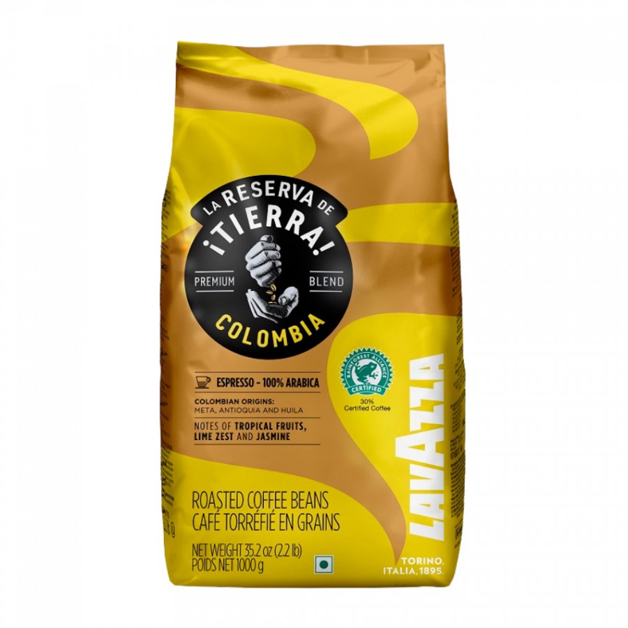Lavazza Tierra Colombia, Cafea boabe, 1 kg