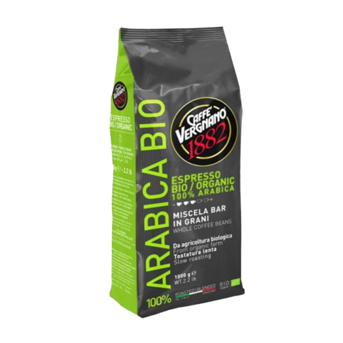 Vergnano Espresso 100% Arabica Bio-Organic, Cafea boabe, 1 kg