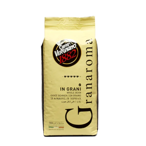 Vergnano Gran Aroma, Cafea boabe, 1 kg