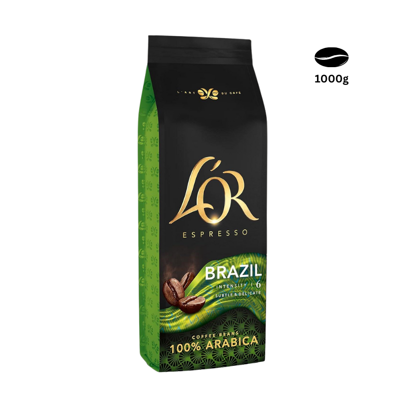 L'OR Espresso Brazil, Cafea boabe, 1 kg