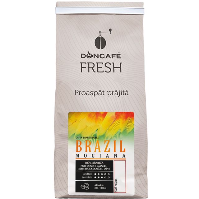 Doncafe Fresh Brazil Mogiana, Cafea boabe, 250 gr