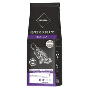Rioba Espresso Barista, 55% Arabica - 45% Robusta, Cafea boabe, 1 kg