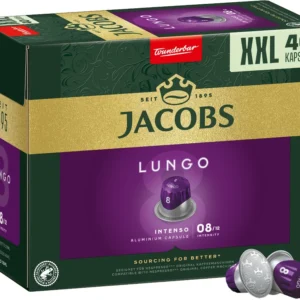 Jacobs Lungo Intenso compatibile Nespresso, 40 capsule cafea