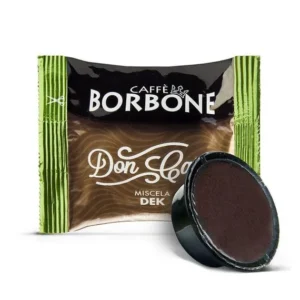Borbone Don Carlo Miscela Dek Decafeinizată, 50 Capsule, compatibile Lavazza A Modo Mio