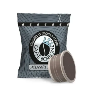 Borbone Miscela Nera, 50 Capsule, compatibile Espresso Point
