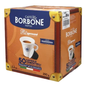 Borbone Respresso Miscela Blu, 50 Capsule, compatibile Nespresso