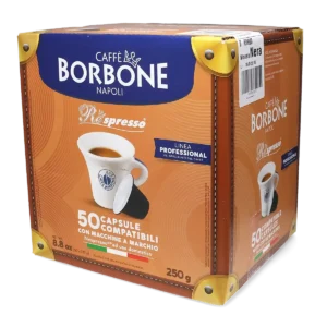 Borbone Respresso Miscela Nera, 50 Capsule, compatibile Nespresso