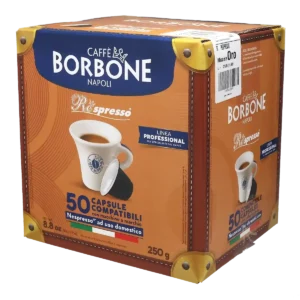 Borbone Respresso Miscela Oro, 50 Capsule, compatibile Nespresso