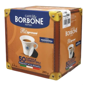 Borbone Respresso Miscela Verde Decafeinizată, 50 Capsule, compatibile Nespresso